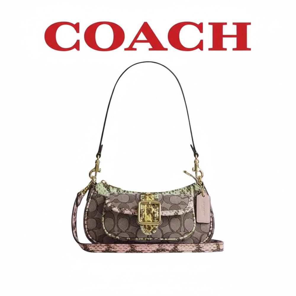 Coach ASHTON Mini shoulder bag in signature jacquard Multi Colors NEW WITH TAGS